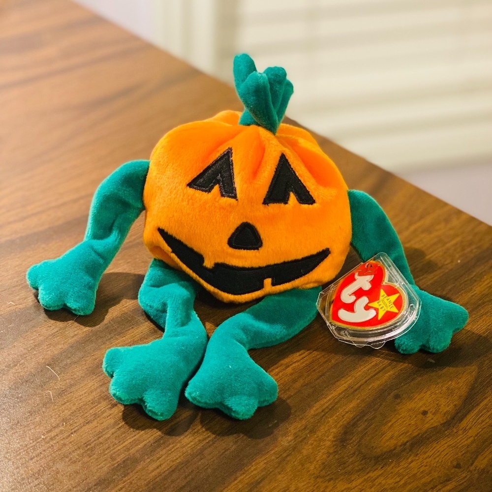 Ty Beanie Baby Pumkin - Never Played With